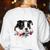 Just a Woman Who Loves Her Boston Terrier Cute Dog Mom Women's Sweatshirt Back Print White