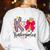 K Is For Kindergarten Teacher Coquette Bow Back To School Women's Sweatshirt Back Print White K Is For Kindergarten Teacher Coquette Bow Back To School Women's Sweatshirt Back Print White