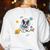 Kawaii Kids & Boys Astronaut Space Boston Terrier Dog Lover Women's Sweatshirt Back Print White