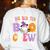 Kindergarten Boo Crew Spooky Kindergarten Halloween Teacher Women's Sweatshirt Back Print White Kindergarten Boo Crew Spooky Kindergarten Halloween Teacher Women's Sweatshirt Back Print White