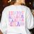 In My Kindergarten Era Teacher Kids Back To School Kinder Women's Sweatshirt Back Print White In My Kindergarten Era Teacher Kids Back To School Kinder Women's Sweatshirt Back Print White