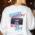 Kindergarten Is My Jam Vintage 80s Boombox Teacher Student Women's Sweatshirt Back Print White