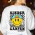 Kindergarten Teacher Hippie Smile Face Back School Women's Sweatshirt Back Print White Kindergarten Teacher Hippie Smile Face Back School Women's Sweatshirt Back Print White