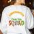 Kindergarten Zoo Field Trip Squad Matching Teacher Students Women's Sweatshirt Back Print White Kindergarten Zoo Field Trip Squad Matching Teacher Students Women's Sweatshirt Back Print White