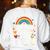 Kindness Comes In Many Languages ESL English Teacher Women's Sweatshirt Back Print White Kindness Comes In Many Languages ESL English Teacher Women's Sweatshirt Back Print White