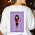 La Maestra Mexican Bingo Card Teacher Lottery Card Women's Sweatshirt Back Print White La Maestra Mexican Bingo Card Teacher Lottery Card Women's Sweatshirt Back Print White