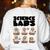 Labrador Retriever Science Labs Dog Lover Teacher Women's Sweatshirt Back Print White