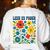 Leer Es Poder Cute Floral Boho Spanish Teacher Reading Women's Sweatshirt Back Print White Leer Es Poder Cute Floral Boho Spanish Teacher Reading Women's Sweatshirt Back Print White