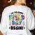 Let The Games Field Day Begin Tie Dye Adults Teacher Kids Women's Sweatshirt Back Print White Let The Games Field Day Begin Tie Dye Adults Teacher Kids Women's Sweatshirt Back Print White