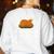 Let's Eat Kids Grammar For Thanksgiving Teacher Women's Sweatshirt Back Print White