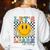 Let's Learn Today Smile Face Back To School For Teacher Kids Women's Sweatshirt Back Print White Let's Learn Today Smile Face Back To School For Teacher Kids Women's Sweatshirt Back Print White