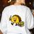 Let's Taco Bout Learning Back To School Teacher Kids Women's Sweatshirt Back Print White