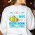 Librarian Teacher Dive Into A Good Book Reading Premium Tri-Blend Women's Sweatshirt Back Print White