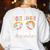 Most Likely To Read Books All Summer Teacher Student Women's Sweatshirt Back Print White Most Likely To Read Books All Summer Teacher Student Women's Sweatshirt Back Print White