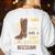 Line Dancing Choreographed Group Dancer Dance Teacher Women's Sweatshirt Back Print White