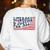 Literacy Justice For All Teacher Women's Sweatshirt Back Print White Literacy Justice For All Teacher Women's Sweatshirt Back Print White
