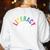 Literacy Squad Reading Teacher Interventionist Specialist Women's Sweatshirt Back Print White Literacy Squad Reading Teacher Interventionist Specialist Women's Sweatshirt Back Print White