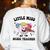 Little Miss Music Teacher Music Teacher Team Women's Sweatshirt Back Print White Little Miss Music Teacher Music Teacher Team Women's Sweatshirt Back Print White