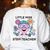 Little Miss Stem Teacher Women's Sweatshirt Back Print White