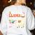 Llama Learning T Shirt Teachers Students Alpaca Lovers Women's Sweatshirt Back Print White Llama Learning T Shirt Teachers Students Alpaca Lovers Women's Sweatshirt Back Print White