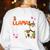 Llama Learning Teachers Students Alpaca Lover Back To School Women's Sweatshirt Back Print White Llama Learning Teachers Students Alpaca Lover Back To School Women's Sweatshirt Back Print White