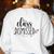 I Love You All Class Dismissed Teacher Last Day Of School Women's Sweatshirt Back Print White
