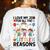 Love Job For Little Reasons Daycare Teacher Graphic Women's Sweatshirt Back Print White