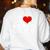 I Love Student Council Student Teacher Women's Sweatshirt Back Print White I Love Student Council Student Teacher Women's Sweatshirt Back Print White
