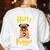 Lovely Harry Pugger Pug Women's Sweatshirt Back Print White
