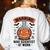 Mad Scientist Pumpkin Science Teacher Halloween Costume Kids Women's Sweatshirt Back Print White