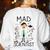 Mad Scientist Shirt Kids Boys Youth Science Teacher Women's Sweatshirt Back Print White
