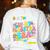 In My Maestra Era Spanish Bilingual Teacher Back To School Women's Sweatshirt Back Print White