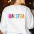 Maestra Fabulosa Bilingual Spanish Espanol Teacher School Women's Sweatshirt Back Print White Maestra Fabulosa Bilingual Spanish Espanol Teacher School Women's Sweatshirt Back Print White