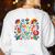 Maestra Flowers Spanish Teacher Cinco De Mayo Women's Sweatshirt Back Print White Maestra Flowers Spanish Teacher Cinco De Mayo Women's Sweatshirt Back Print White