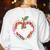 Maestra Pencil Spanish Teacher Bilingual 100 Days Of School Women's Sweatshirt Back Print White