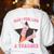 Man I Feel Like A Teacher Retro Western Country Cowgirl Women's Sweatshirt Back Print White