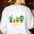 Matching Teacher Back To School School Office Crew Cactus Team School Office Squad Women's Sweatshirt Back Print White Matching Teacher Back To School School Office Crew Cactus Team School Office Squad Women's Sweatshirt Back Print White