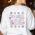 The Math Aint Mathin Meme Show Your Work Floral Math Teacher Women's Sweatshirt Back Print White The Math Aint Mathin Meme Show Your Work Floral Math Teacher Women's Sweatshirt Back Print White