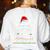 Math Equation Merry X-Mas Math Teacher Christmas Humor Men Women Kids Women's Sweatshirt Back Print White