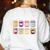 Math Is My Jam And I'm Here To Spread It Math Teacher Women's Sweatshirt Back Print White Math Is My Jam And I'm Here To Spread It Math Teacher Women's Sweatshirt Back Print White
