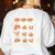 Math Number Thanksgiving Count Answer Pie Turkey Teacher Women's Sweatshirt Back Print White Math Number Thanksgiving Count Answer Pie Turkey Teacher Women's Sweatshirt Back Print White