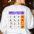 Math Teacher Halloween Costume Calculator Math Pun Women's Sweatshirt Back Print White Math Teacher Halloween Costume Calculator Math Pun Women's Sweatshirt Back Print White