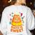 Math Teacher Halloween Costume Trick Or Treat Math Sweet Women's Sweatshirt Back Print White Math Teacher Halloween Costume Trick Or Treat Math Sweet Women's Sweatshirt Back Print White