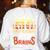 Math Teachers Love Brains Halloween Costume Zombie For Men Women Women's Sweatshirt Back Print White