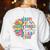 Math Is Tough But So Are You Back To School Math Teacher Kid Women's Sweatshirt Back Print White