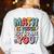 Math Is Tough But So Are You Motivational School Teacher Women's Sweatshirt Back Print White