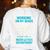 Mathletics Working On My Quads Algebra Math Teacher Women's Sweatshirt Back Print White