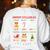 Merry Syllables Teacher Christmas Educational Kids Women's Sweatshirt Back Print White Merry Syllables Teacher Christmas Educational Kids Women's Sweatshirt Back Print White