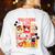 Mickey Mouse Teacher Life Women's Sweatshirt Back Print White Mickey Mouse Teacher Life Women's Sweatshirt Back Print White