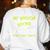 Middle School Teacher Halloween Costume Shirt Lazy Women's Sweatshirt Back Print White